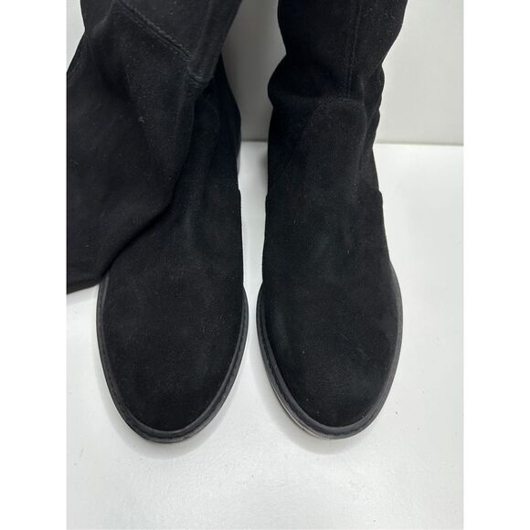 Stuart Weitzman Over The Knee Boots Womens 10 Black Vanland Suede New $950 MSRP - Picture 10 of 12